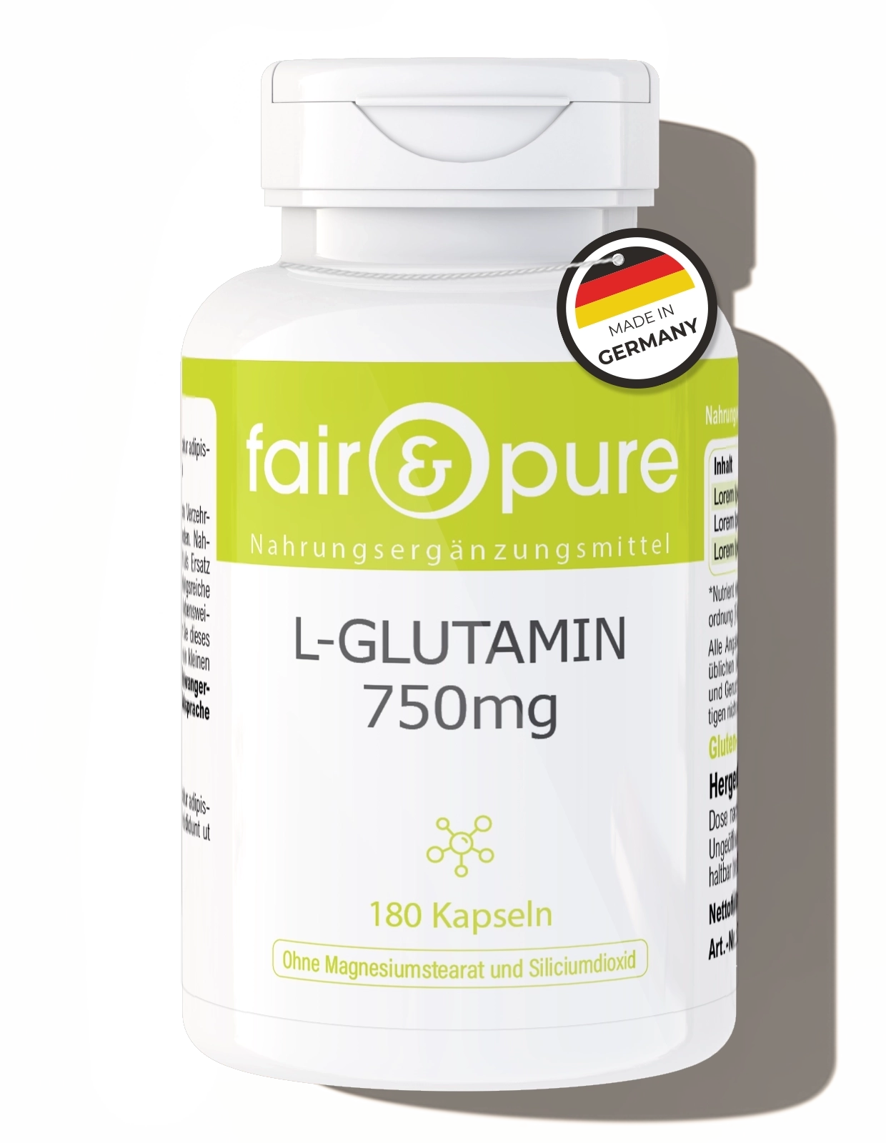 L-Glutamine 750mg